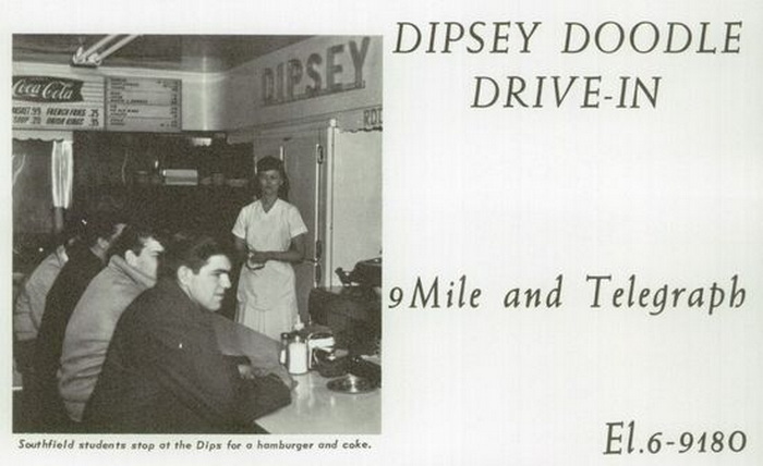 Dipsey Doodle - Southfield High Year Book 1963 - 9 Mile And Telegraph